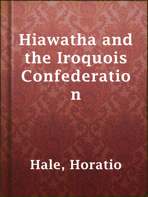 Cover image for Hiawatha and the Iroquois Confederation
